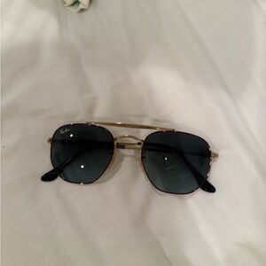 Ray-Ban Black and Gold Sunglasses